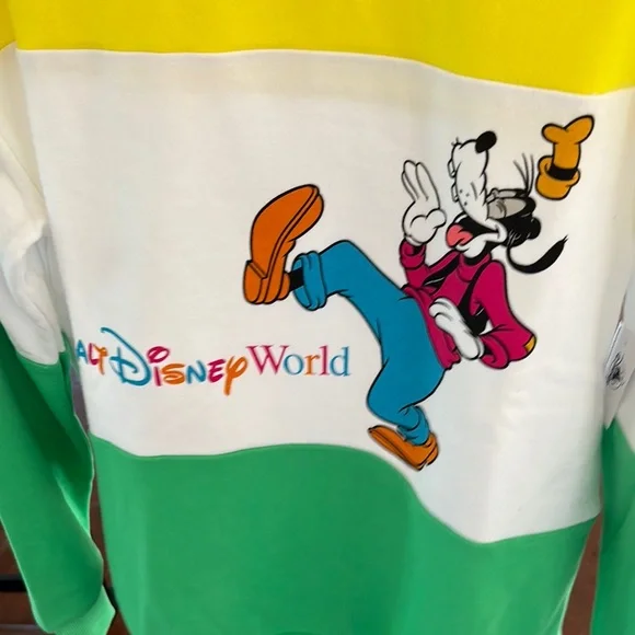 Disney Yellow and White Crewneck Sweater - Picture 4 of 4